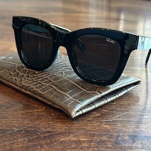 Quay Australia Black After Hours Sunglasses.  Polarized!